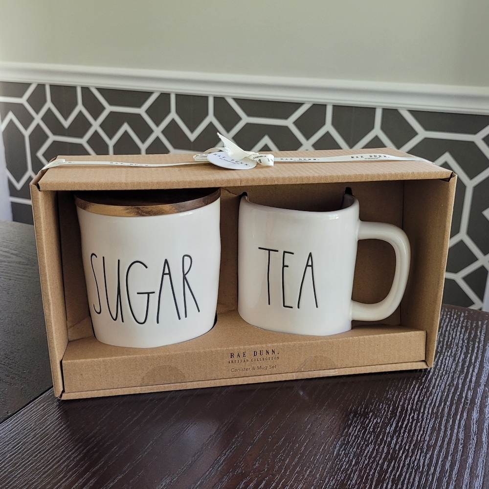 Rae Dunn SUGAR & TEA Set 🍵😍